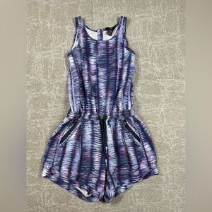 Athleta Girl On The Go Colorful Bodysuit Romber Size M 8/10